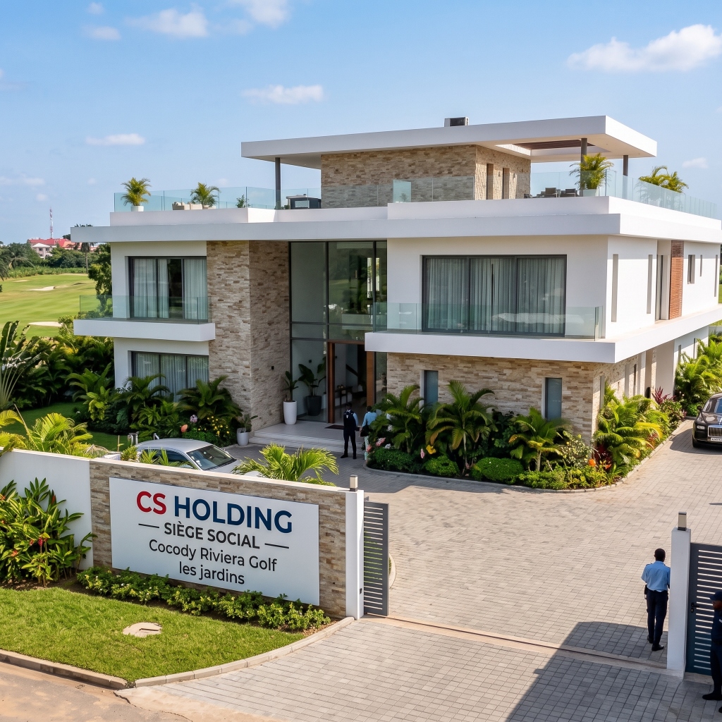 Siège social de CS HOLDING à Cocody Riviera Golf, Abidjan